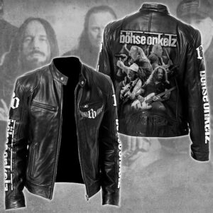 Böhse Onkelz Music Style Leather Jacket For Fans