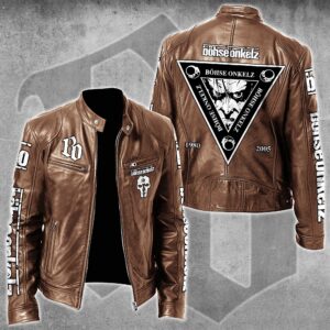 Böhse Onkelz Music Style Leather Jacket For Fans