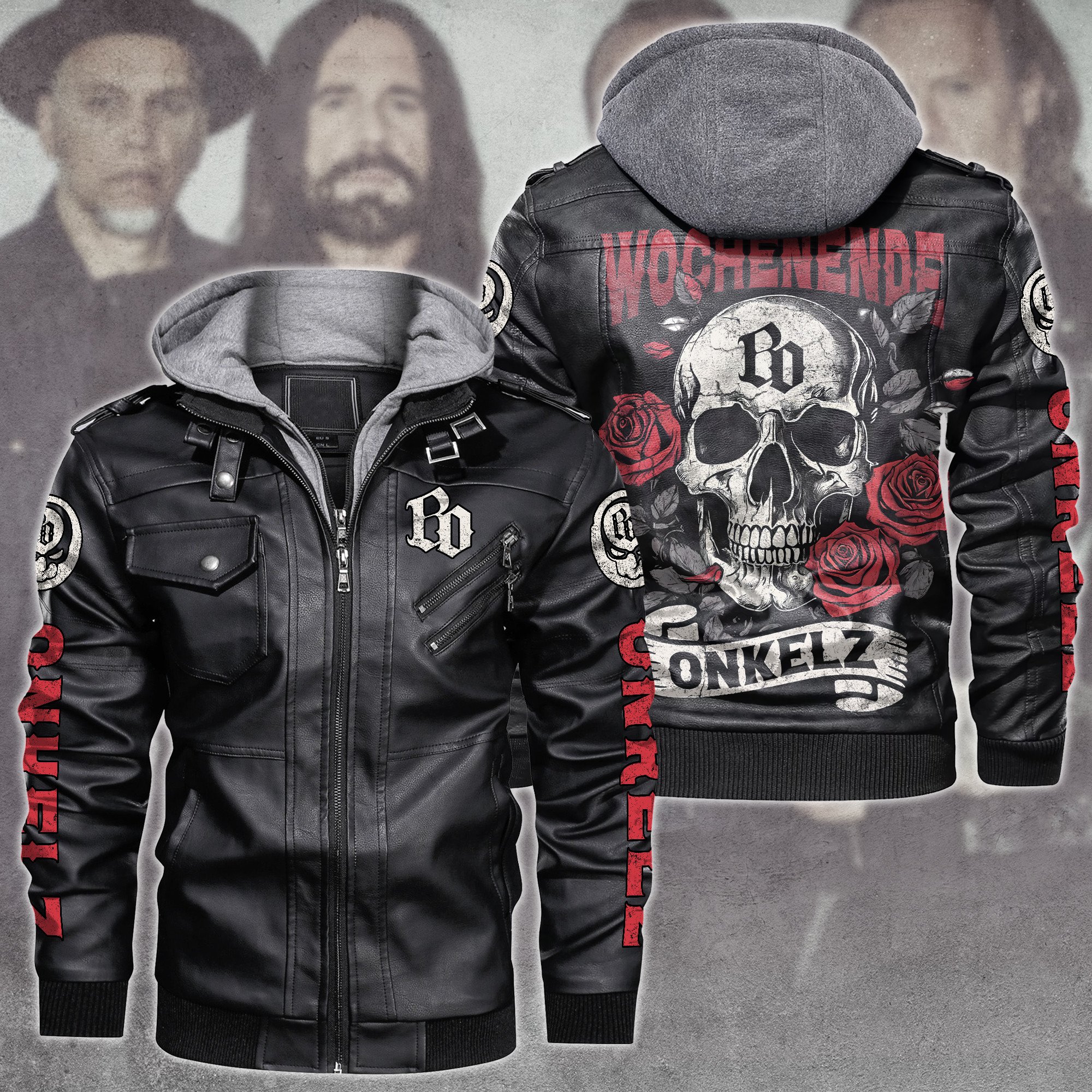 Böhse Onkelz Music Style Leather Jacket For Fans
