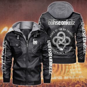 Böhse Onkelz Music Style Leather Jacket For Fans