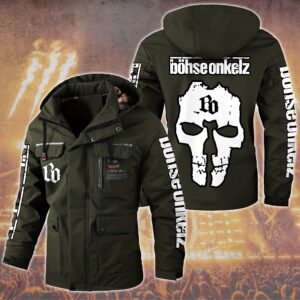 Böhse Onkelz Music Style Parka Jacket For Fans