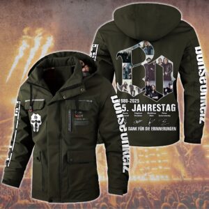 Böhse Onkelz Music Style Parka Jacket For Fans