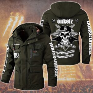 Böhse Onkelz Music Style Parka Jacket For Fans
