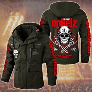 Böhse Onkelz Music Style Parka Jacket For Fans
