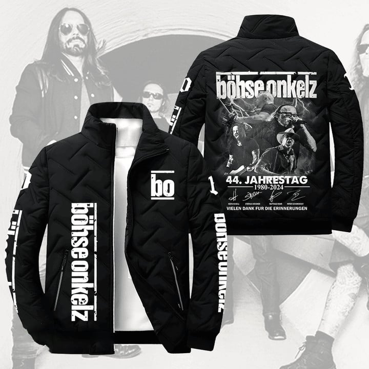 Böhse Onkelz Music Style Puffer Jacket For Fans