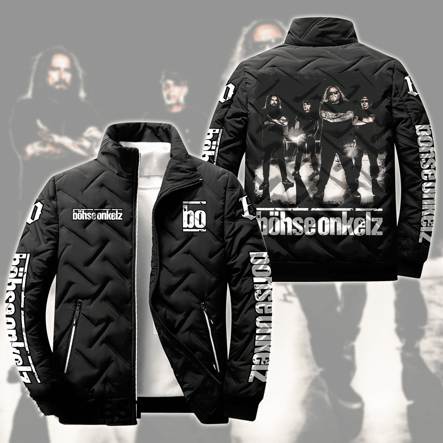 Böhse Onkelz Music Style Puffer Jacket For Fans
