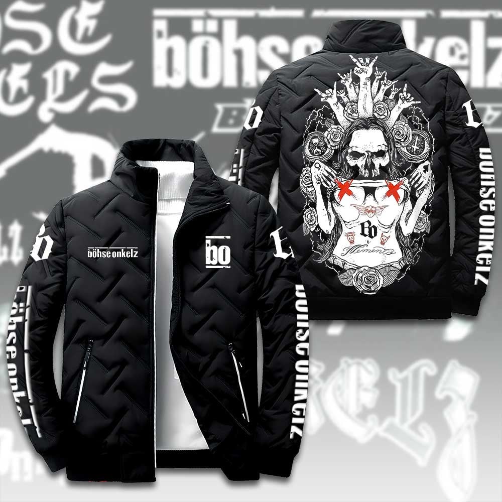 Böhse Onkelz Music Style Puffer Jacket For Fans