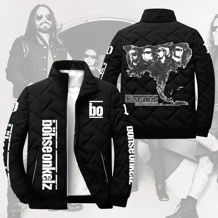 Böhse Onkelz Music Style Puffer Jacket For Fans