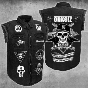 Böhse Onkelz Music Style Sleeveless Jacket For Fans