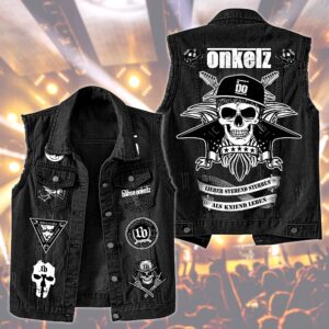 Böhse Onkelz Music Style Sleeveless Jacket For Fans