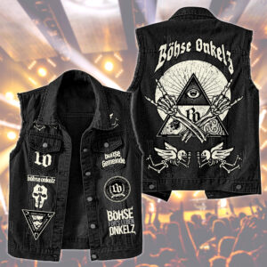 Böhse Onkelz Music Style Sleeveless Jacket For Fans