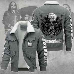 Böhse Onkelz Music Style Thermal Cotton Jacket Prim For Fans