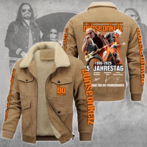 Böhse Onkelz Music Style Thermal Cotton Jacket Prim For Fans