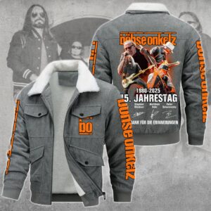 Böhse Onkelz Music Style Thermal Cotton Jacket Prim For Fans