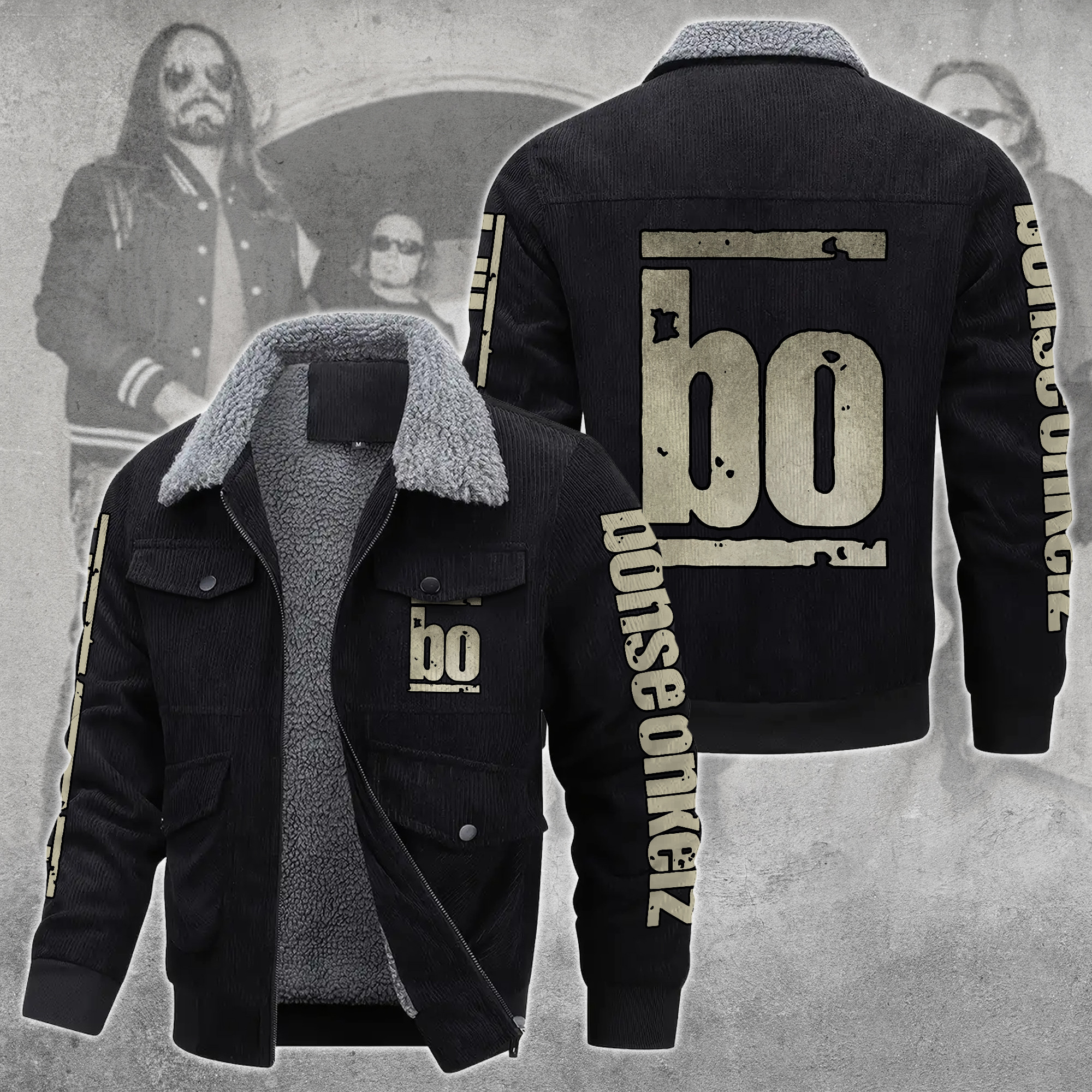 Böhse Onkelz Music Style Thermal Cotton Jacket Prim For Fans