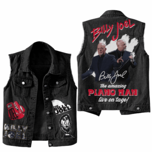 Billy Joel Music Style Sleeveless Jacket For Fans