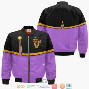 Black Clover Gauche Adlai Anime Style Bomber Jacket For Fans