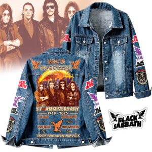 Black Sabbath Music Denim Jacket Gift For Fans
