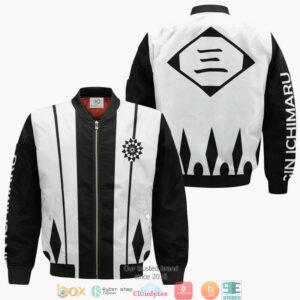 Bleach Gin Ichimaru Third Division Anime Anime Style Bomber Jacket For Fans