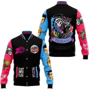 Blink-182 Music Style Baseball Jacket For Fans