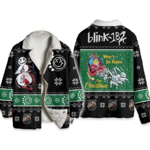 Blink-182 Music Style Fleece Jacket For Fans