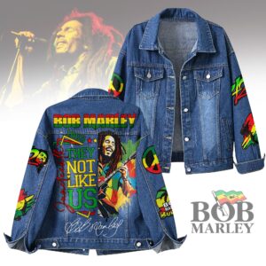 Bob Marley Music Denim Jacket Gift For Fans