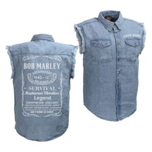Bob Marley Music Style Sleeveless Jacket For Fans