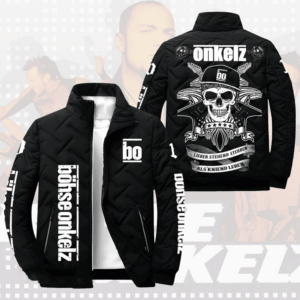 Bohse Onkelz Music Style Puffer Jacket For Fans