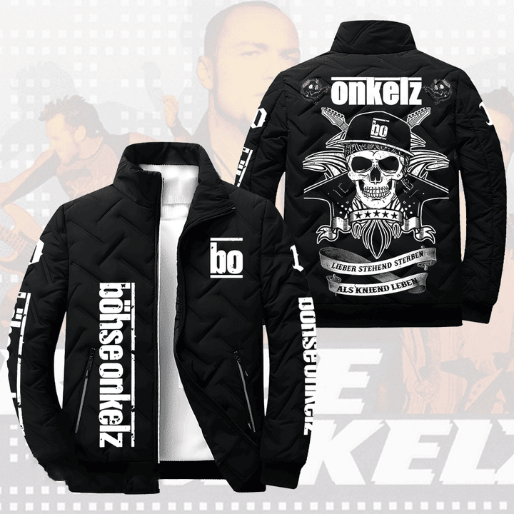 Bohse Onkelz Music Style Puffer Jacket For Fans