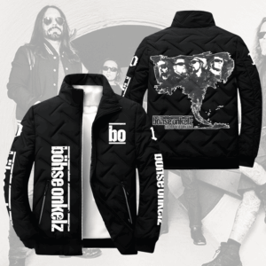 Bohse Onkelz Music Style Puffer Jacket For Fans
