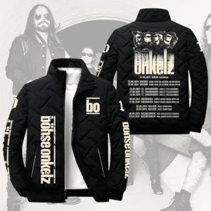 Bohse Onkelz Music Style Puffer Jacket For Fans