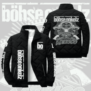 Bohse Onkelz Music Style Puffer Jacket For Fans