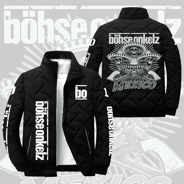 Bohse Onkelz Music Style Puffer Jacket For Fans