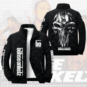 Bohse Onkelz Music Style Puffer Jacket For Fans