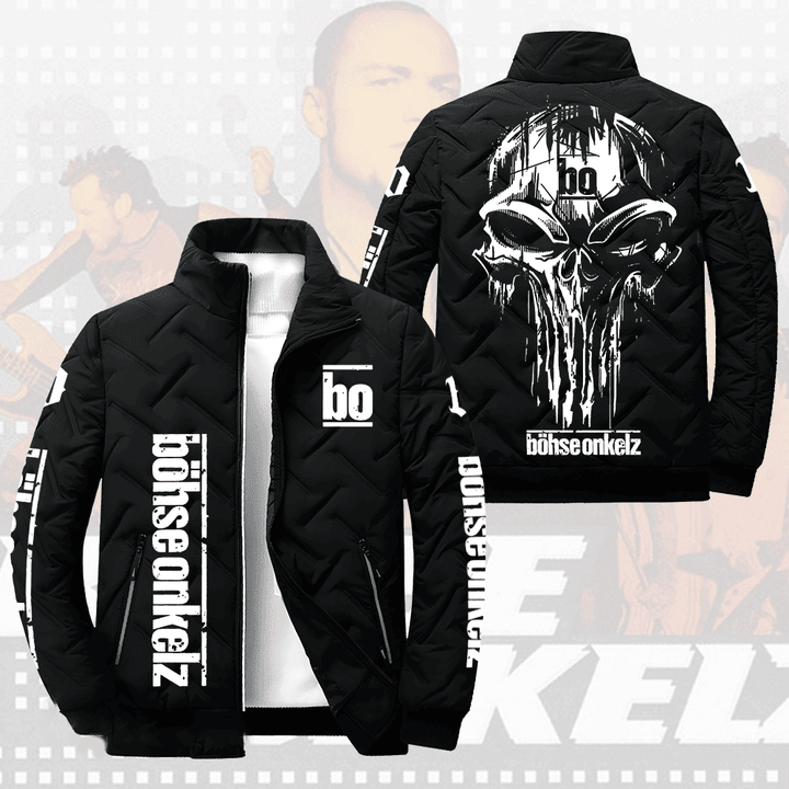 Bohse Onkelz Music Style Puffer Jacket For Fans
