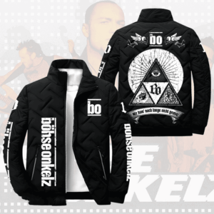 Bohse Onkelz Music Style Puffer Jacket For Fans