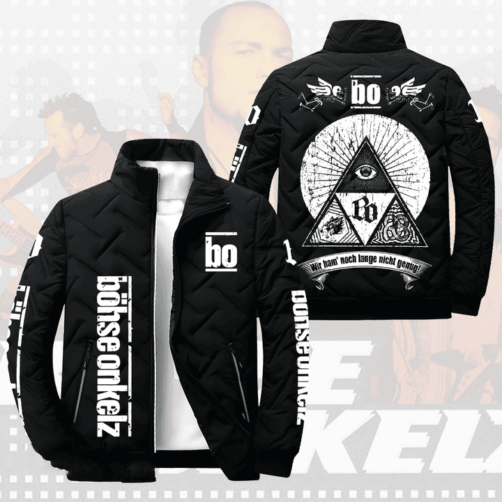 Bohse Onkelz Music Style Puffer Jacket For Fans
