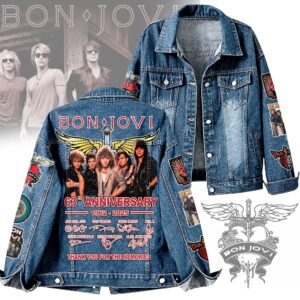 Bon Jovi Music Denim Jacket Gift For Fans