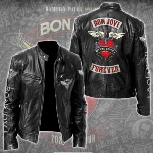 Bon Jovi Music Style Leather Jacket For Fans