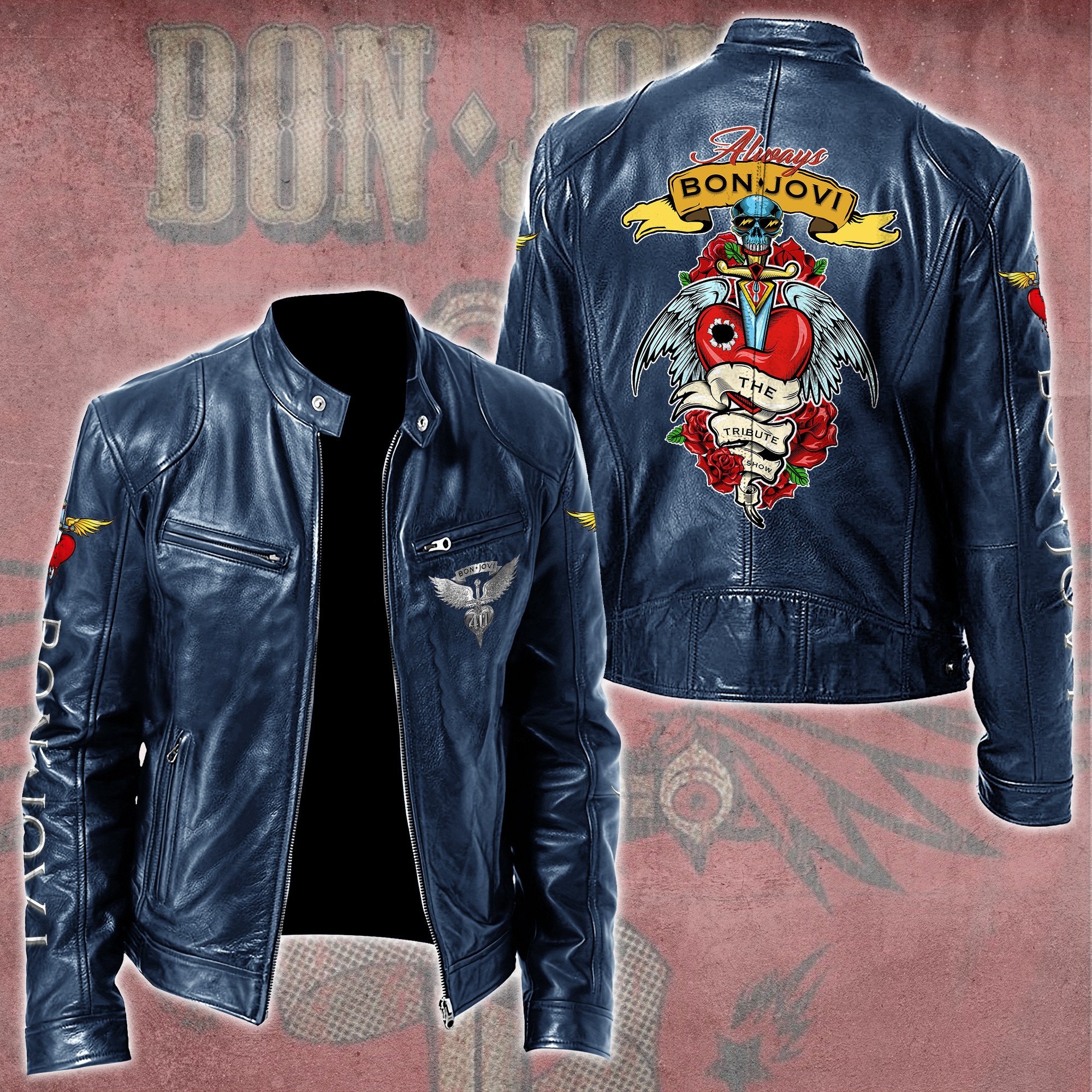 Bon Jovi Music Style Leather Jacket For Fans