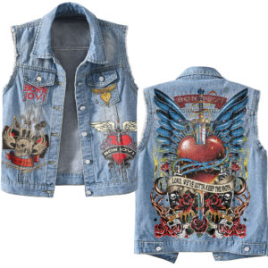 Bon Jovi Music Style Sleeveless Jacket For Fans