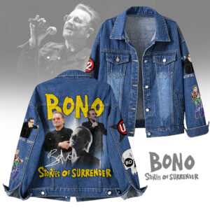 Bono: Stories of Surrender Movies Denim Jacket Gift For Fans