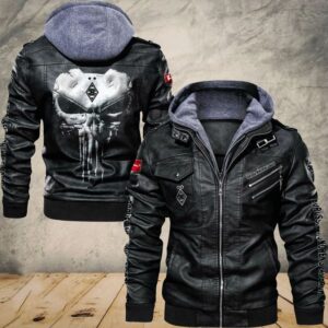 Borussia Mönchengladbach Bundesliga Style Leather Jacket For Fans