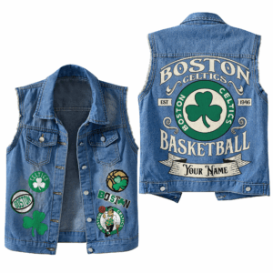 Boston Celtics NBA Style Sleeveless Jacket For Fans