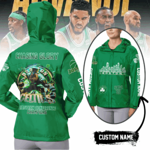 Boston Celtics NBA Style Windbreaker Jacket For Fans