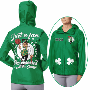Boston Celtics NBA Style Windbreaker Jacket For Fans