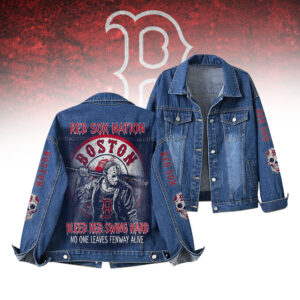 Boston Red Sox MLB Denim Jacket Gift For Fans