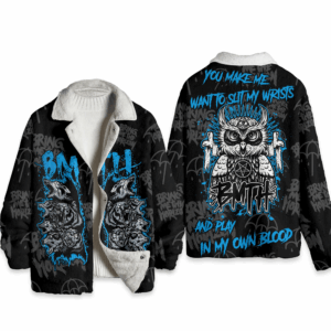 Bring Me The Horizon Music Style Fleece Jacket For Fans