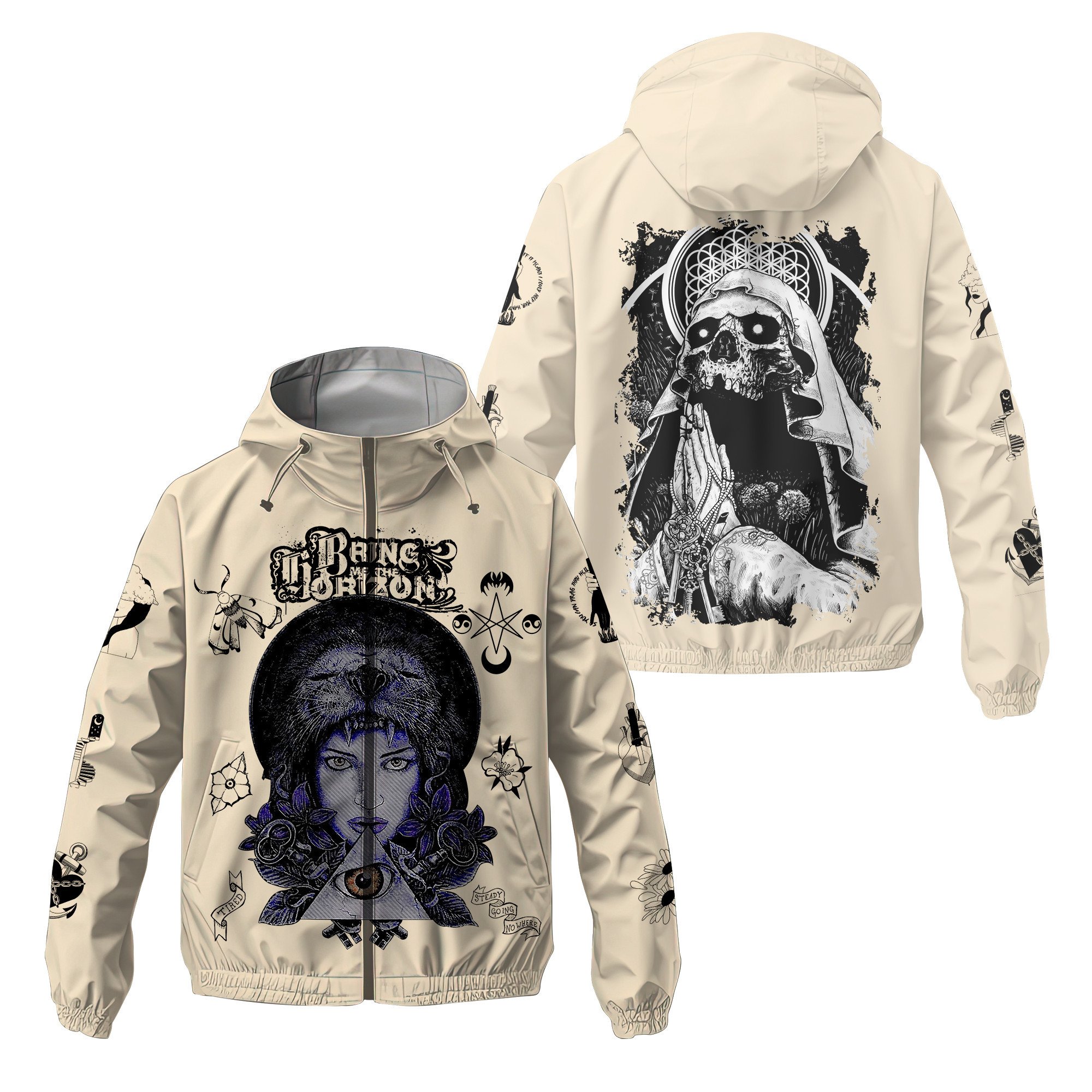 Bring Me the Horizon Music Style Windbreaker Jacket For Fans