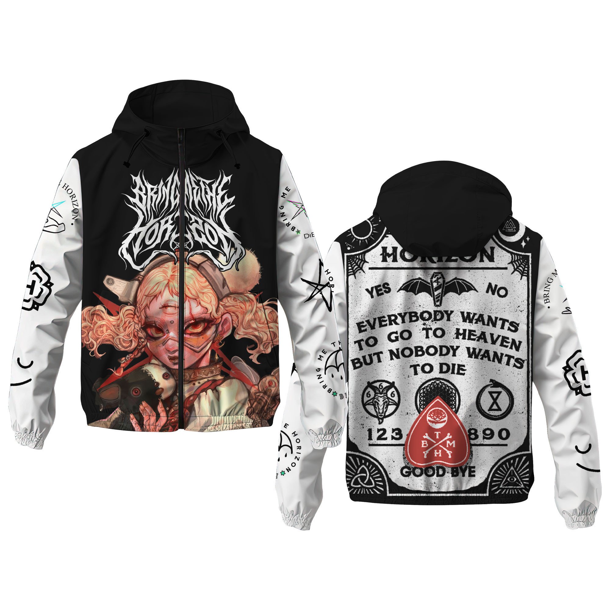 Bring Me the Horizon Music Style Windbreaker Jacket For Fans